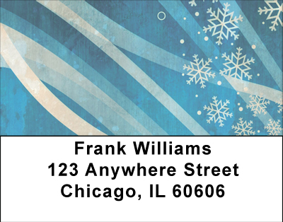 Ribbons Of Snow Address Labels