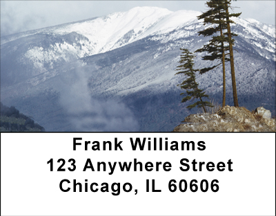 Mile High Mountain Views Address Labels