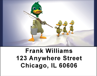 Dopey Ducks Address Labels