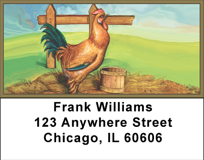 Rise And Shine Address Labels