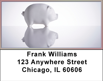 Pastel Piggies Address Labels