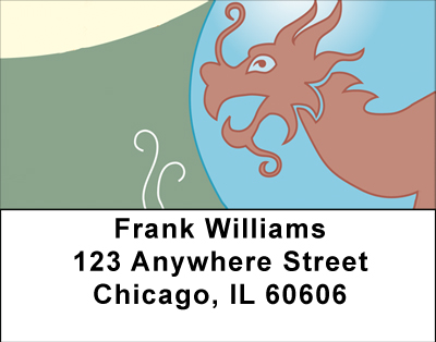 Asian Influence Address Labels