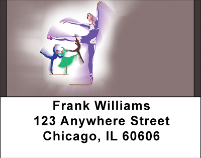 I Love Ballet Address Labels