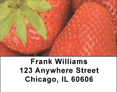Strawberry Patch Address Labels