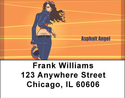 Asphalt Angel Address Labels