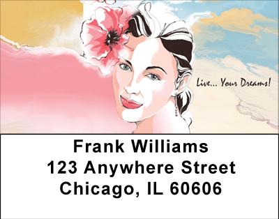 Live Your Dreams Address Labels