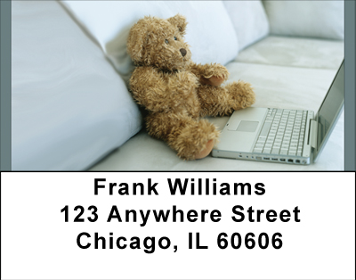Beary High Tech Address Labels
