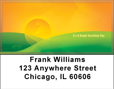 Sunshiny Days Address Labels