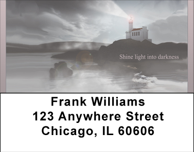 Shine Light Into Darkness Address Labels