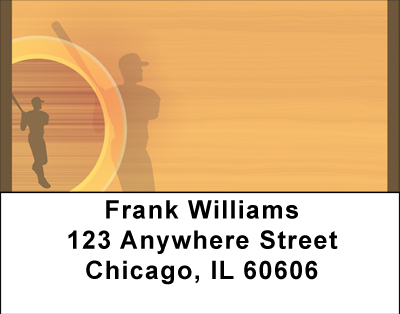 Baseball Sunrise Address Labels