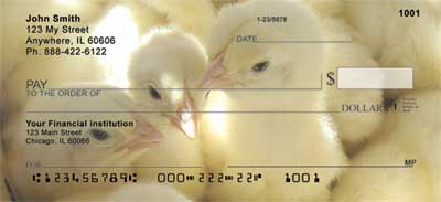 Farm Babies Personal Checks