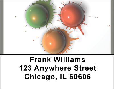 Paintballs Address Labels