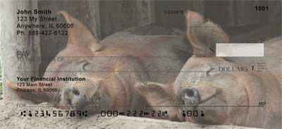 Farm Animals Personal Checks