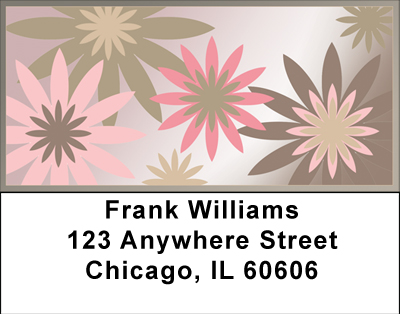 Dusty Daisies Address Labels