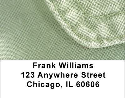 Colorful Denim Address Labels