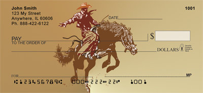 Cowboys Cowgirls Love Personal Checks