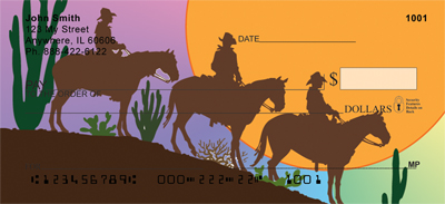 Cowboys Cowgirls Love Personal Checks