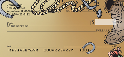 Cowboys Cowgirls Love Personal Checks