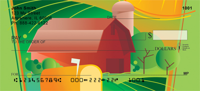 Sunny Days On Farm Personal Checks