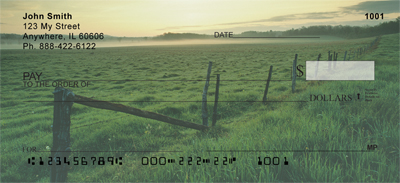 Mist In The Meadows Personal Checks