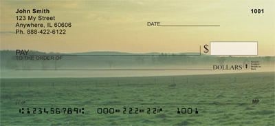 Mist In The Meadows Personal Checks