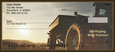 Still Playing With Tractors Personal Checks