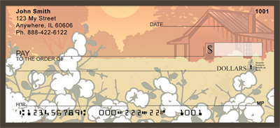 Cotton Pickin' Summer Personal Checks