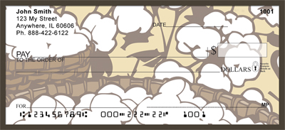 Cotton Pickin' Summer Personal Checks