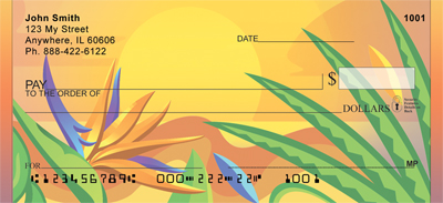 Tropical Seaside Paradise Personal Checks