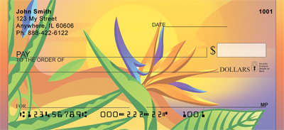 Tropical Seaside Paradise Personal Checks