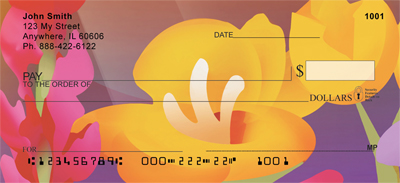 Garden Party Personal Checks