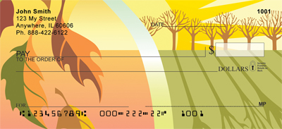Sunny Fall Days Personal Checks