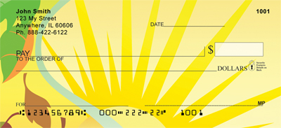 Sunny Fall Days Personal Checks