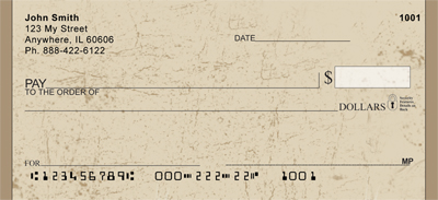 Classic Splatter Personal Checks
