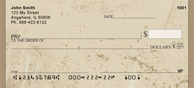 Classic Splatter Personal Checks
