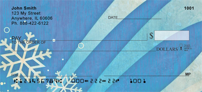 Ribbons Of Snow Personal Checks