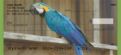Perky Parrots Personal Checks