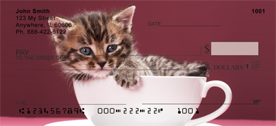 Pretty In Pink Personal Checks