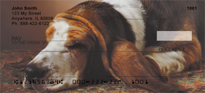 Beagle Contentment Personal Checks