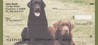 Labrador Buddies Personal Checks
