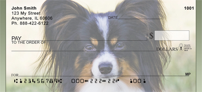 Pampered Papillon Personal Checks