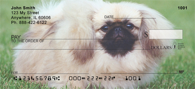 Perky Pekingese Personal Checks