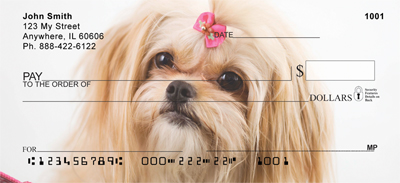 Pekingese Princess Personal Checks