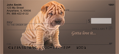 Gotta Love The Shar Pei Personal Checks