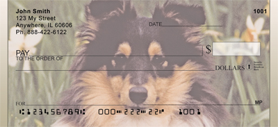 Shetland Sheep Dog Personal Checks
