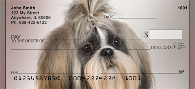 Shih Tzu Portraits Personal Checks