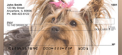 Yorkshire Terrier Fun Personal Checks