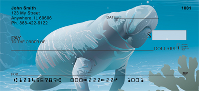 Magnificent Manatee Personal Checks