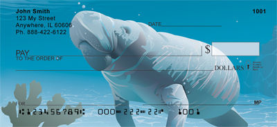 Magnificent Manatee Personal Checks