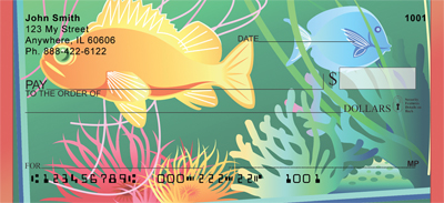 Colorful Tropical Fish Personal Checks